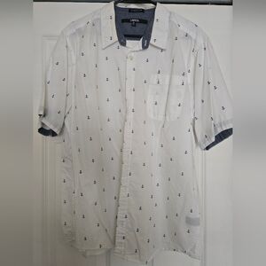 Mens Carbon Classic Fit Button Down Shirt